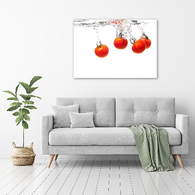 Foto canvas Tomaten onder water