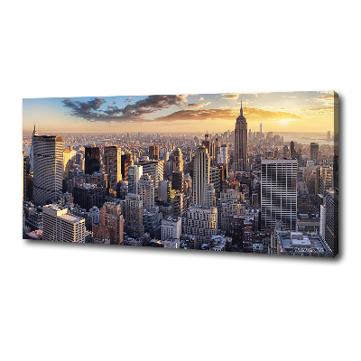 Foto op canvas New York vanuit vogelperspectief