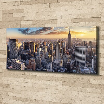 Foto op canvas New York vanuit vogelperspectief
