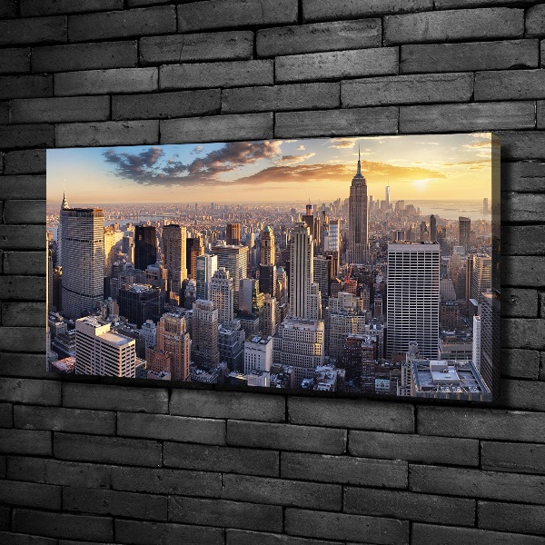 Foto op canvas New York vanuit vogelperspectief