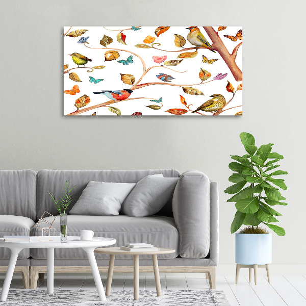 Foto op canvas Vogels en vlinders