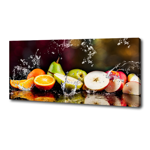 Foto op canvas Fruit en water
