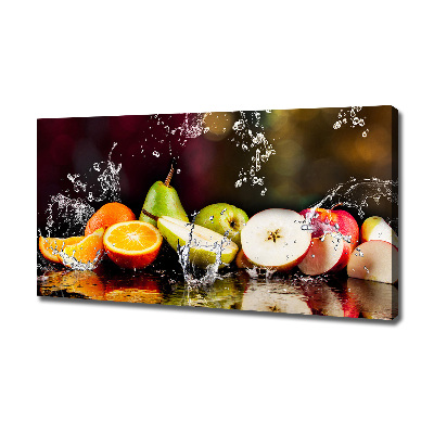 Foto op canvas Fruit en water
