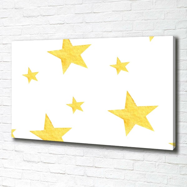 Foto obraz na płótnie Żółte gwiazdy