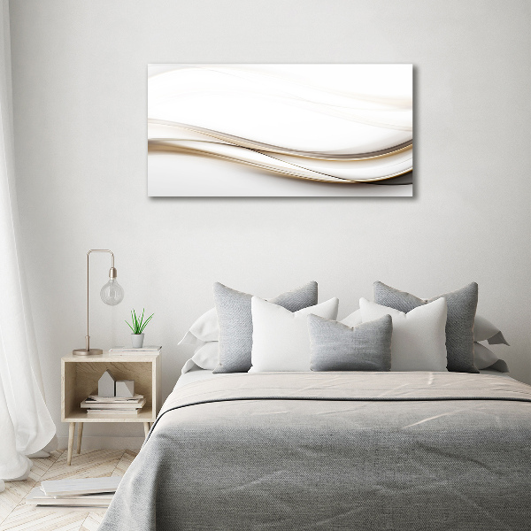 Foto op canvas Abstracte golven