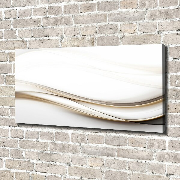 Foto op canvas Abstracte golven