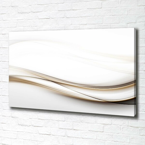 Foto op canvas Abstracte golven
