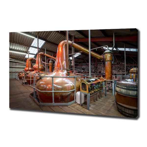 Schilderij op canvas Brouwerij