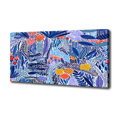 Foto obraz na płótnie Kwiecisty wzór