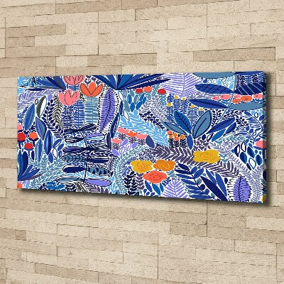 Foto obraz na płótnie Kwiecisty wzór