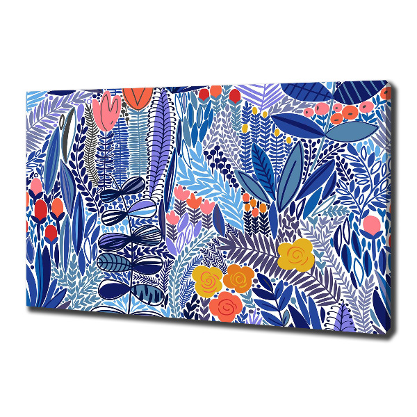 Foto obraz na płótnie Kwiecisty wzór