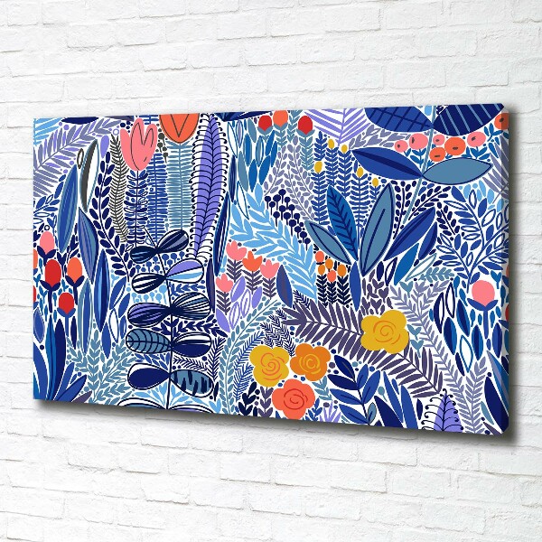 Foto obraz na płótnie Kwiecisty wzór