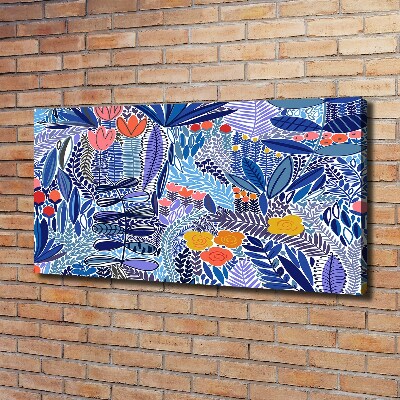 Foto obraz na płótnie Kwiecisty wzór