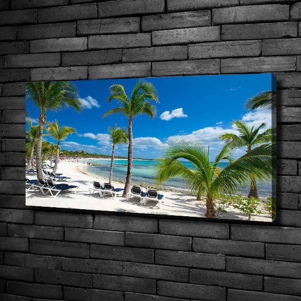 Foto canvas strand van de Malediven