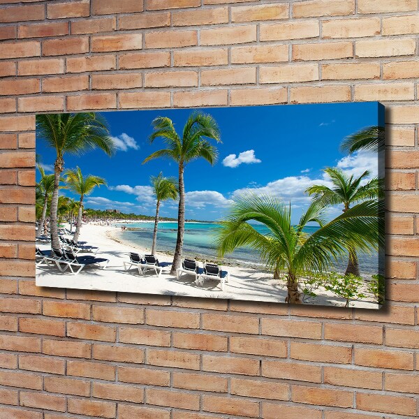 Foto canvas strand van de Malediven
