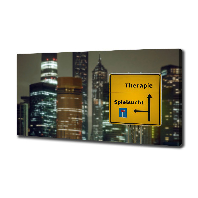 Foto obraz na płótnie Terapia w mieście