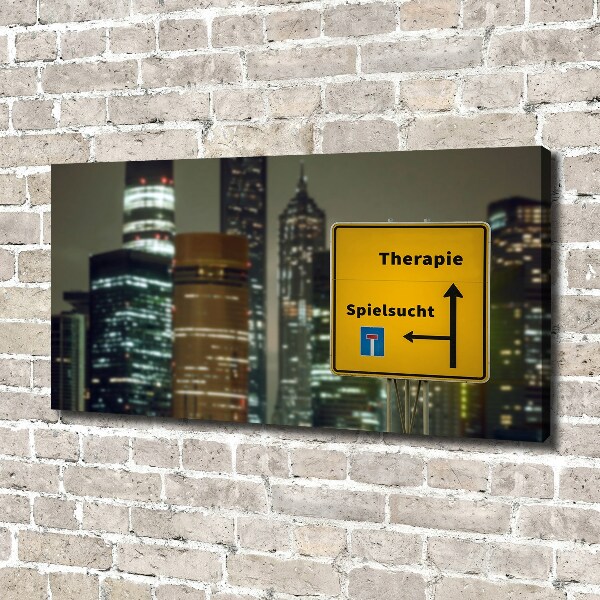 Foto op canvas Therapie in de stad