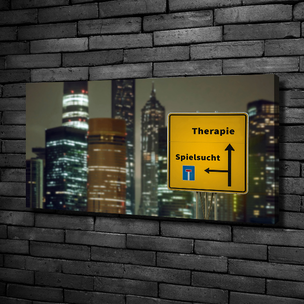 Foto op canvas Therapie in de stad