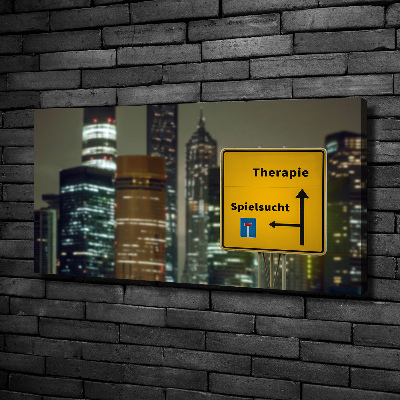 Foto op canvas Therapie in de stad