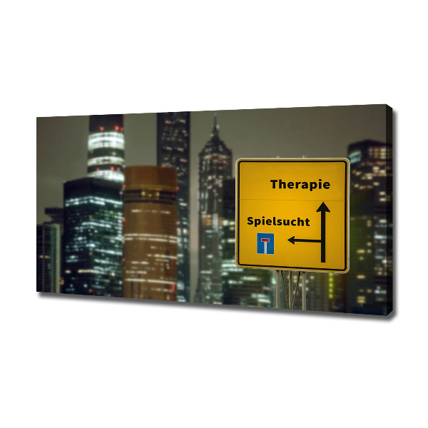 Foto obraz na płótnie Terapia w mieście