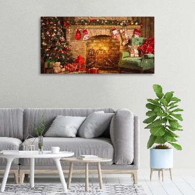 Canvas schilderij Kerstversieringen
