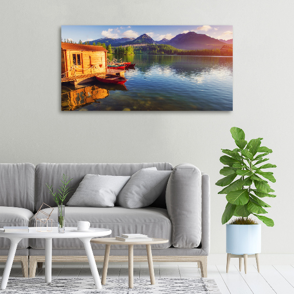 Foto op canvas Meer in de bergen