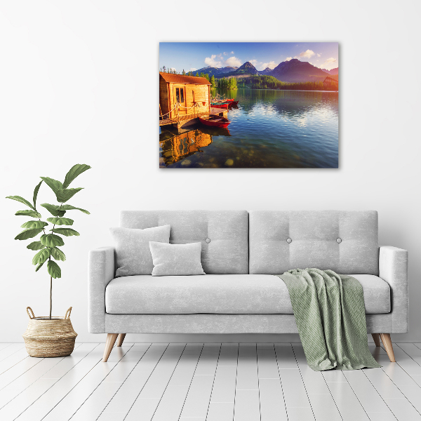 Foto op canvas Meer in de bergen