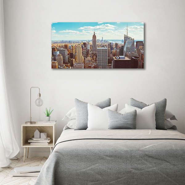 Schilderij op canvas New York vanuit vogelperspectief