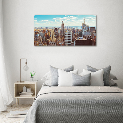 Schilderij op canvas New York vanuit vogelperspectief