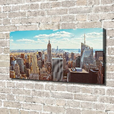 Schilderij op canvas New York vanuit vogelperspectief