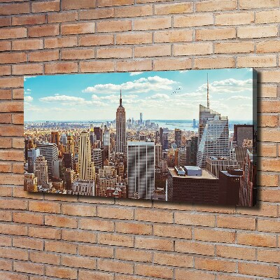 Schilderij op canvas New York vanuit vogelperspectief