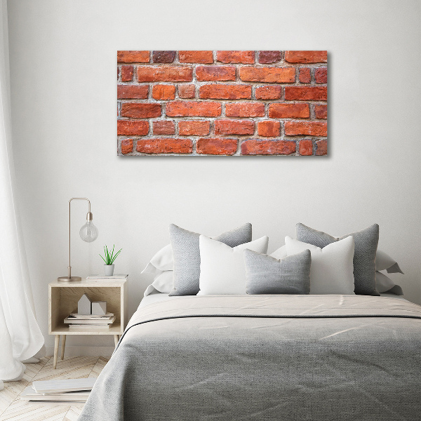 Foto op canvas Bakstenen muur