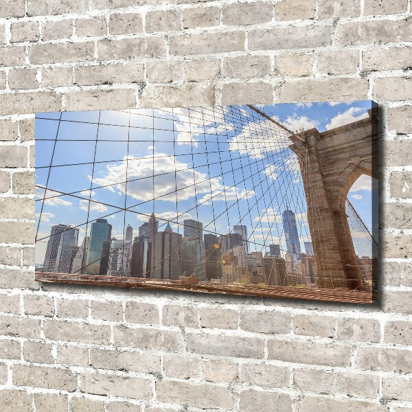 Foto canvas New York Bridge