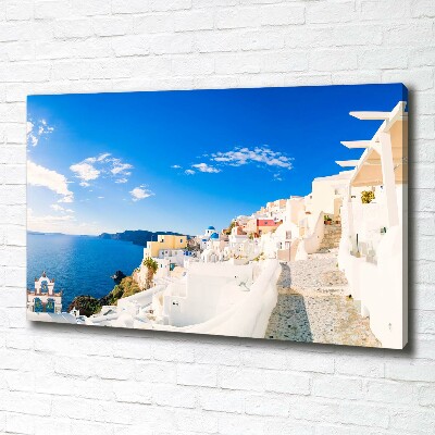 Canvas foto Santorini, Griekenland