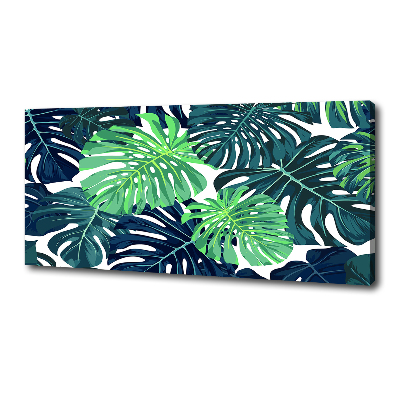 Foto obraz na płótnie Tropikalne liście