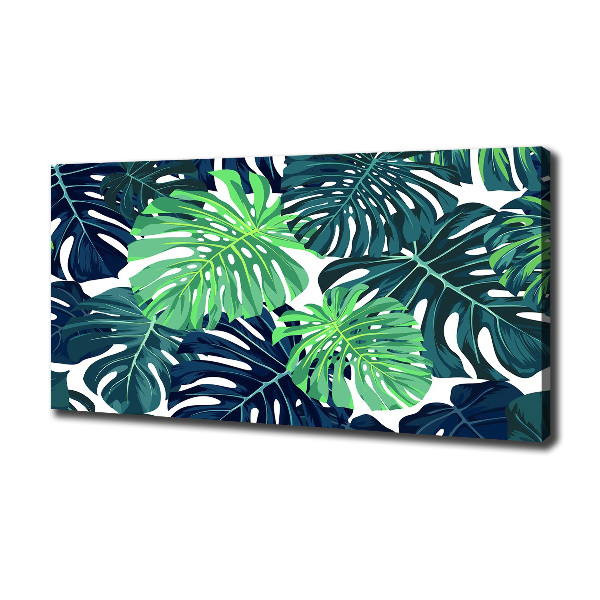 Foto canvas Tropische bladeren