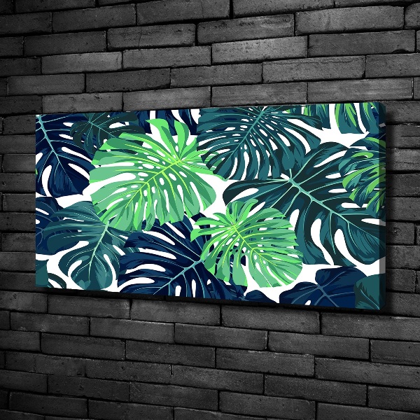 Foto canvas Tropische bladeren