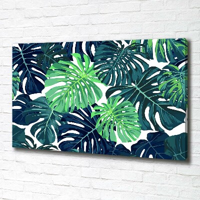 Foto canvas Tropische bladeren