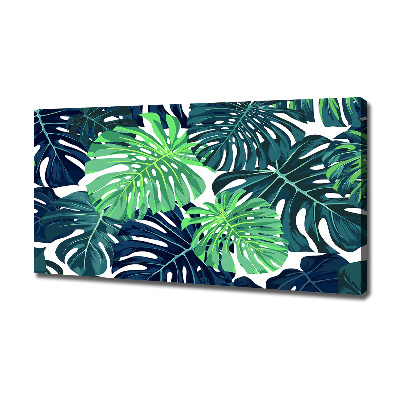 Foto canvas Tropische bladeren
