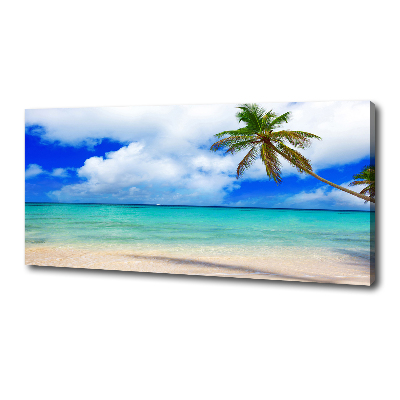 Foto canvas Caribisch strand