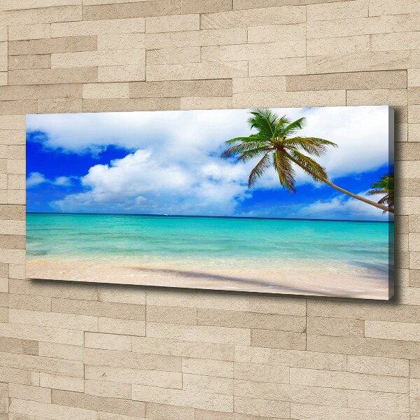 Foto canvas Caribisch strand