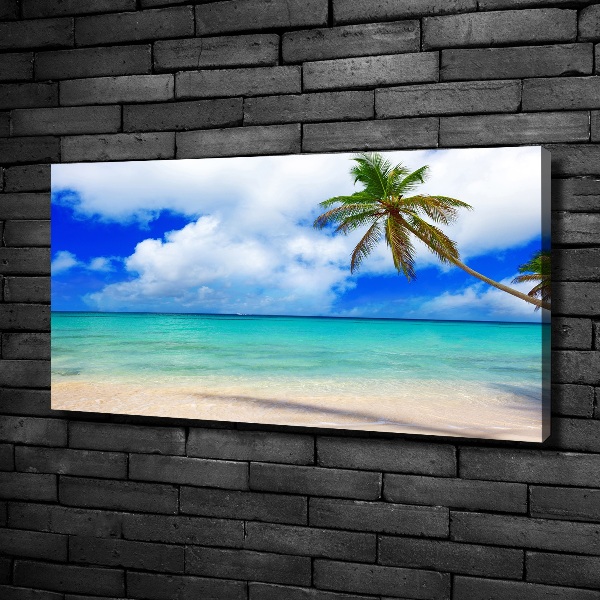 Foto canvas Caribisch strand