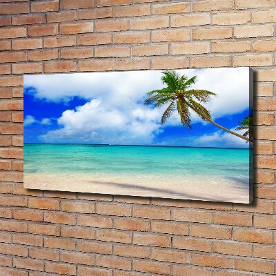 Foto canvas Caribisch strand