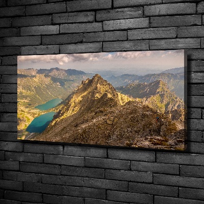Foto obraz na płótnie Morskie oko Tatry