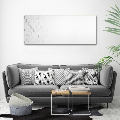 Foto canvas Achtergrond met zeshoeken