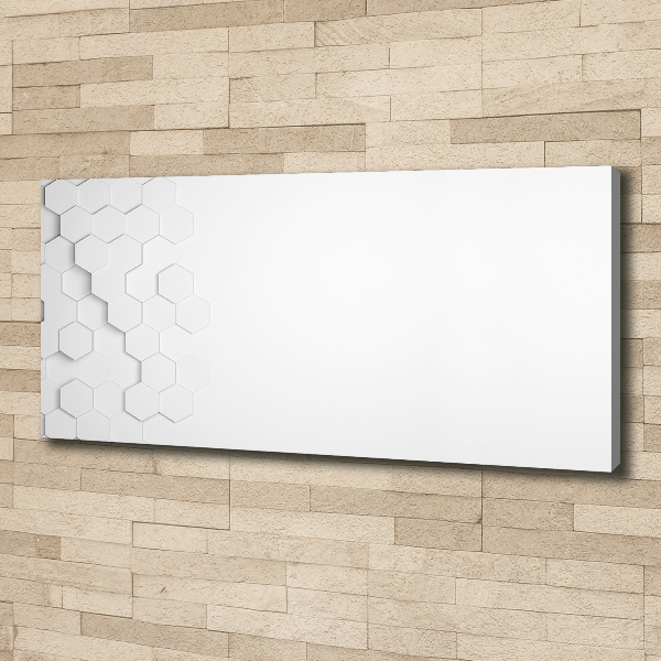 Foto canvas Achtergrond met zeshoeken