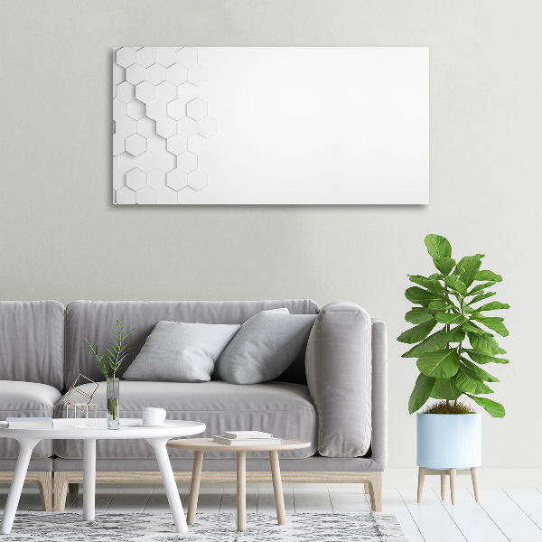 Foto canvas Achtergrond met zeshoeken