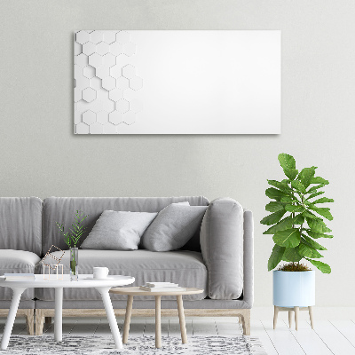 Foto canvas Achtergrond met zeshoeken