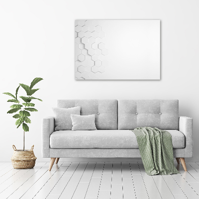 Foto canvas Achtergrond met zeshoeken