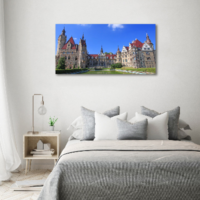 Schilderij op canvas Kasteel Moszna, Polen